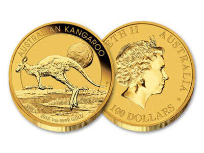2015 Australian 1 oz Gold Kangaroo Coin