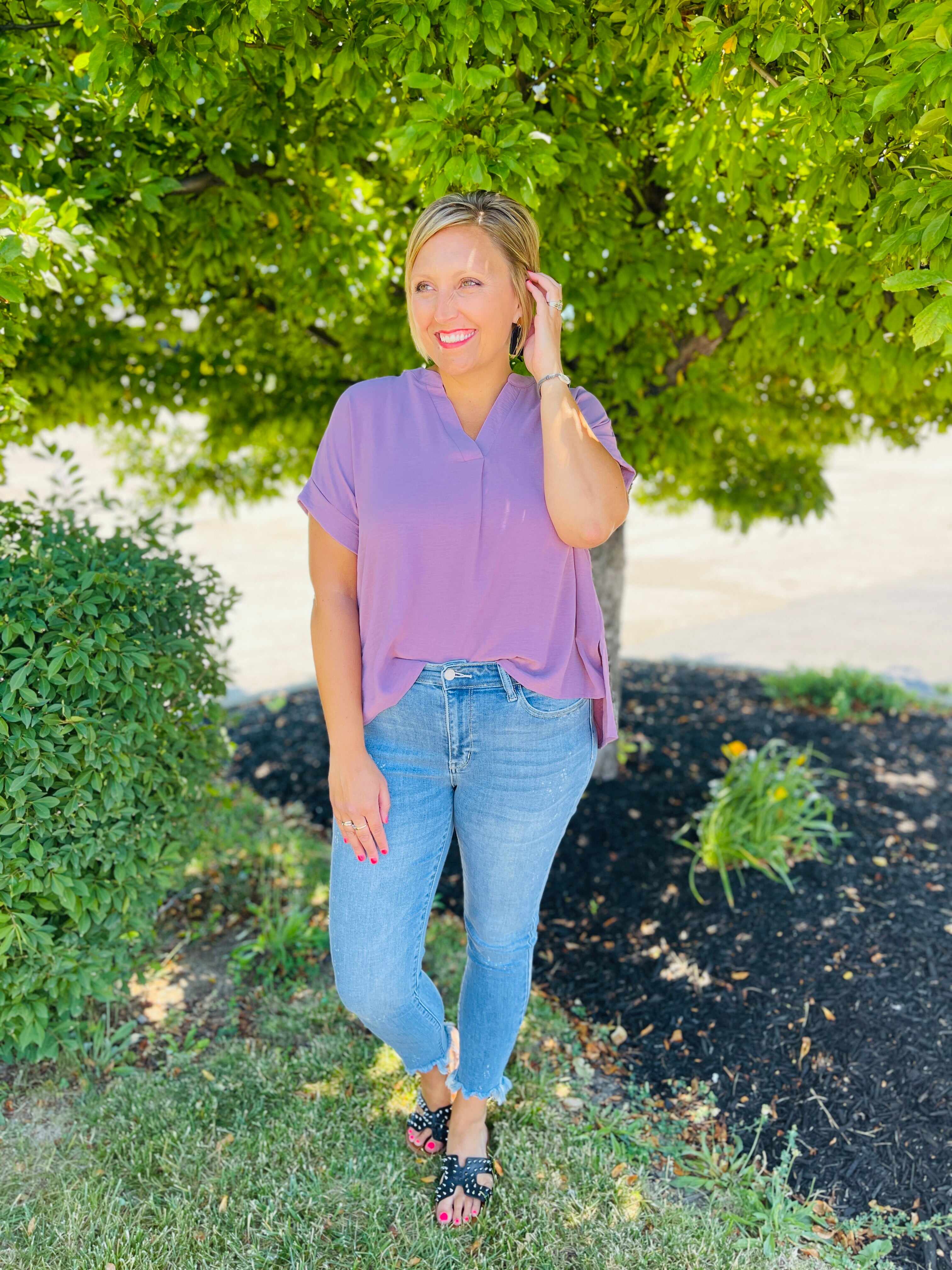 PLUS/REG Bad And Bleachy Bleached Shark Bite Hem Skinnies