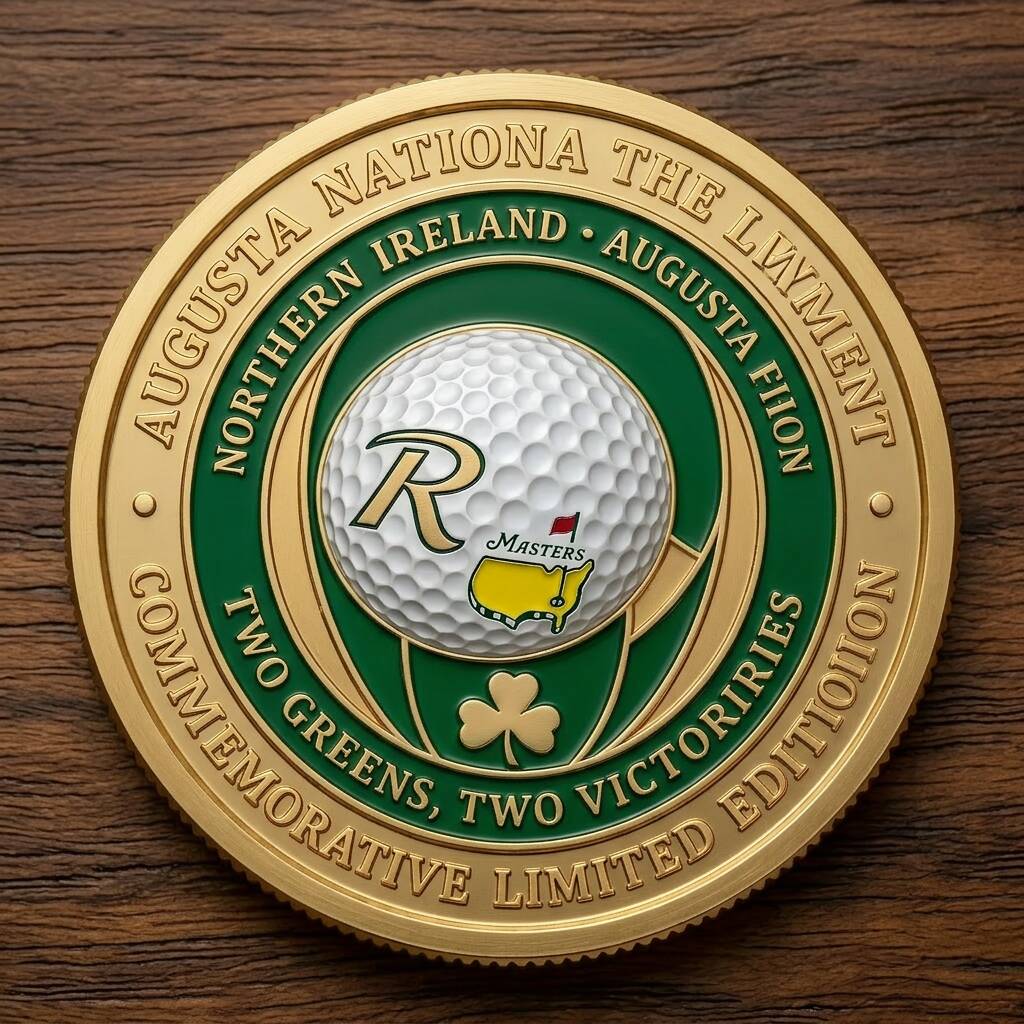 复制Rory McIlroy Back-to-Back Masters Champion Coin