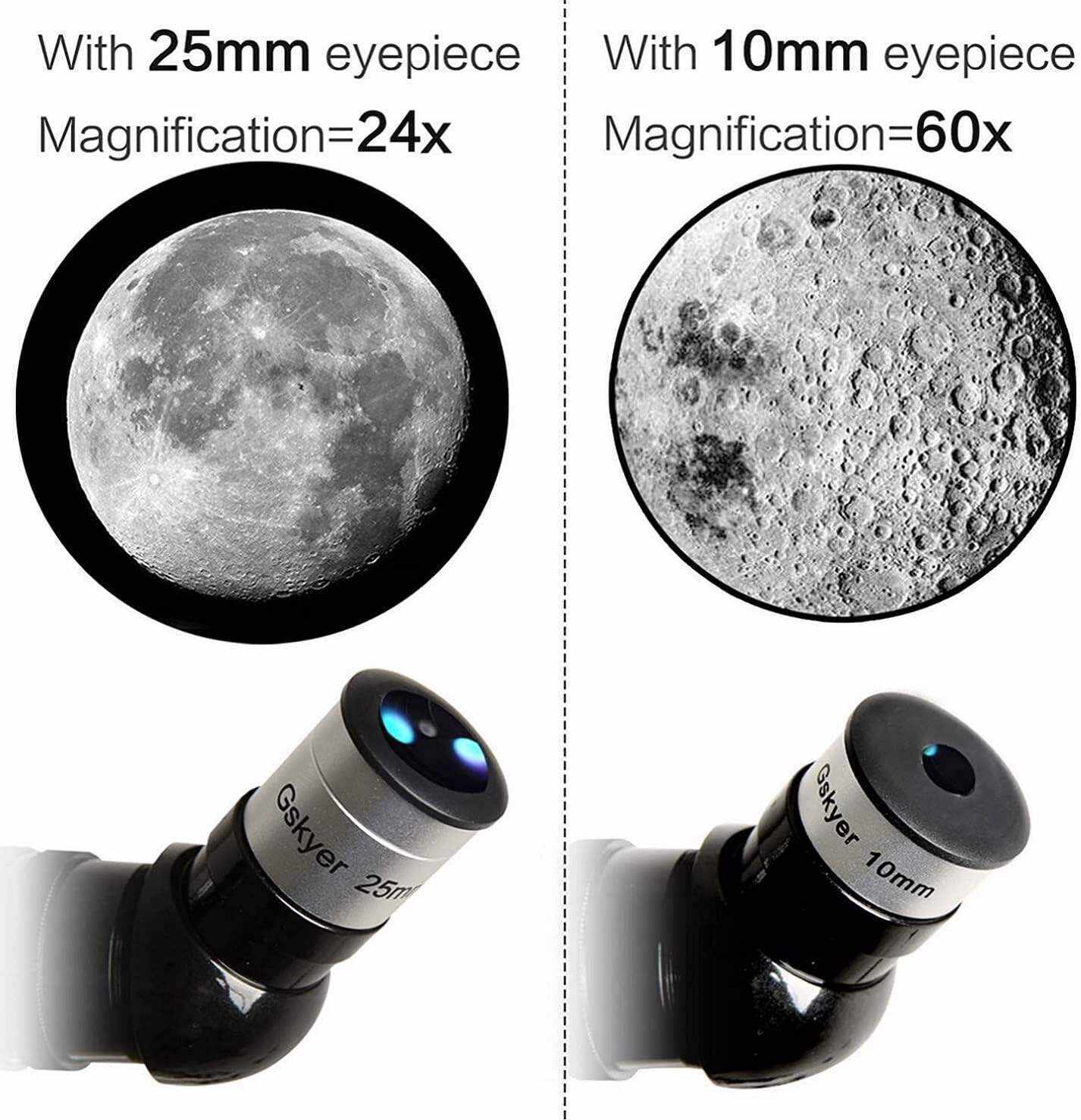 Gskyer Telescope 600x90mm AZ Astronomical Refractor Telescope for Kids, Adults Astronomy, German Technology Scope