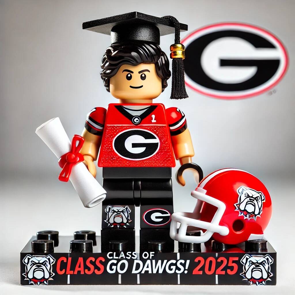 2025 College Football Graduation Minifigure Set