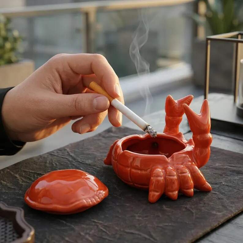 Ceramic Crab Ashtray