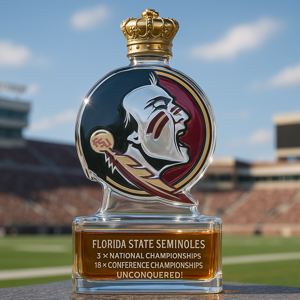 Florida State Seminoles Limited Edition Whiskey Bottle