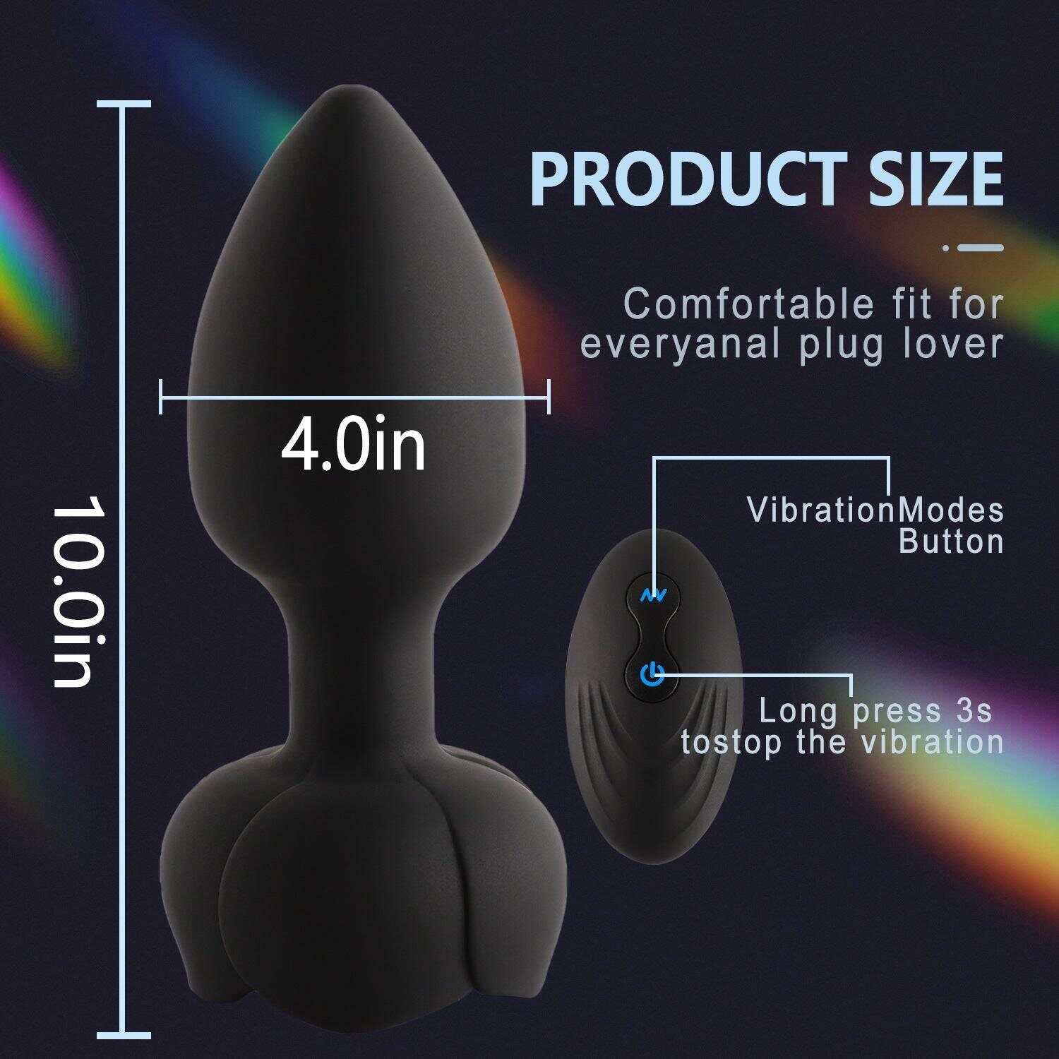 Rose-Shaped Anal Plug