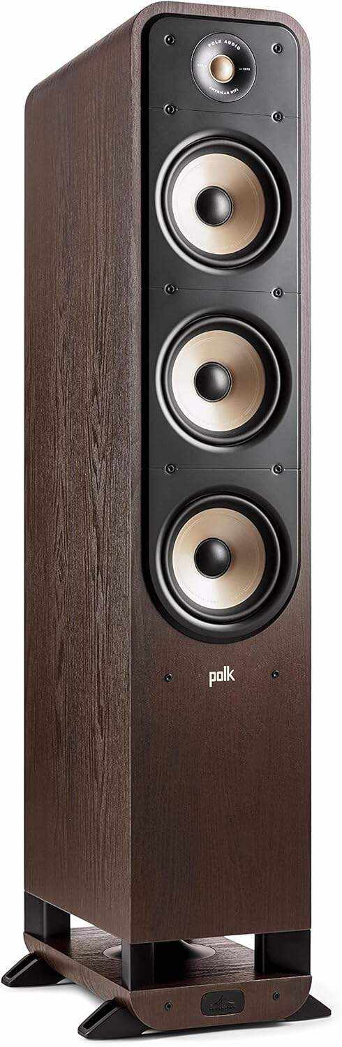 Polk Audio Signature Elite ES20 Bookshelf Speaker - Hi-Res Audio Certified,Dolby Atmos & DTS:X Compatible, 1