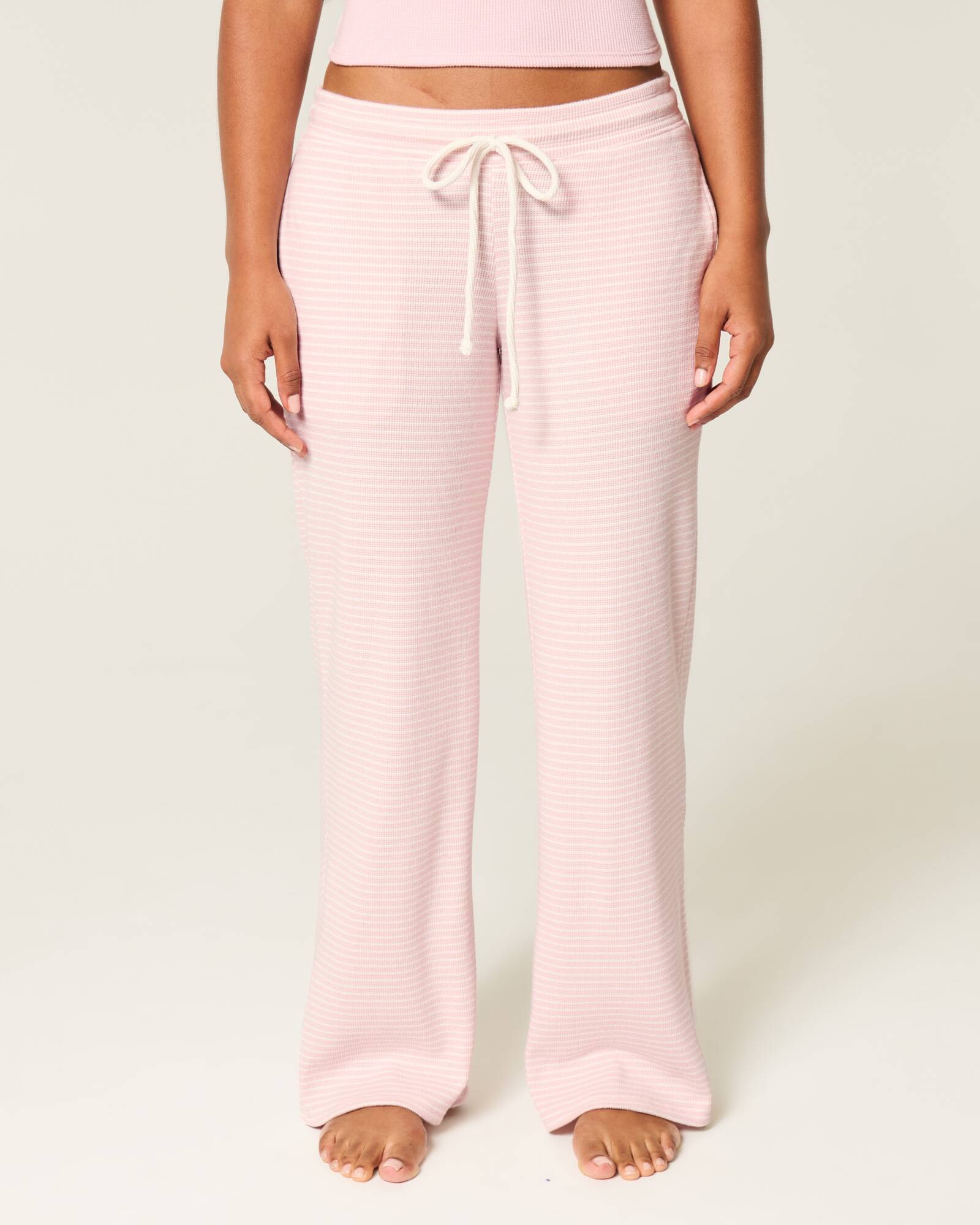 Gilly Hicks Waffle Lace Straight Pants