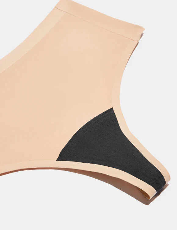 Light Leakproof No-Show High Rise Thong