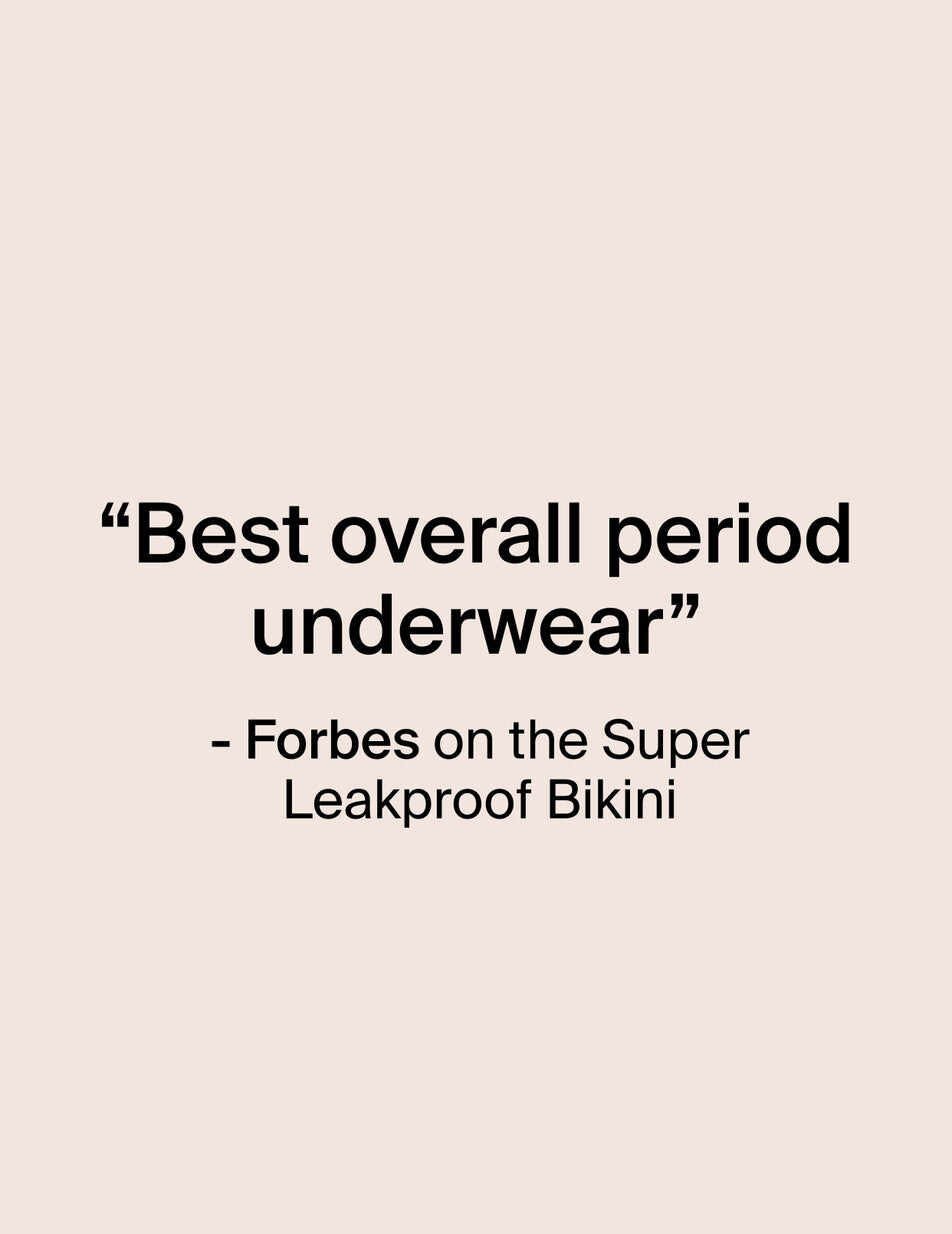 Super Leakproof® No-Show Bikini