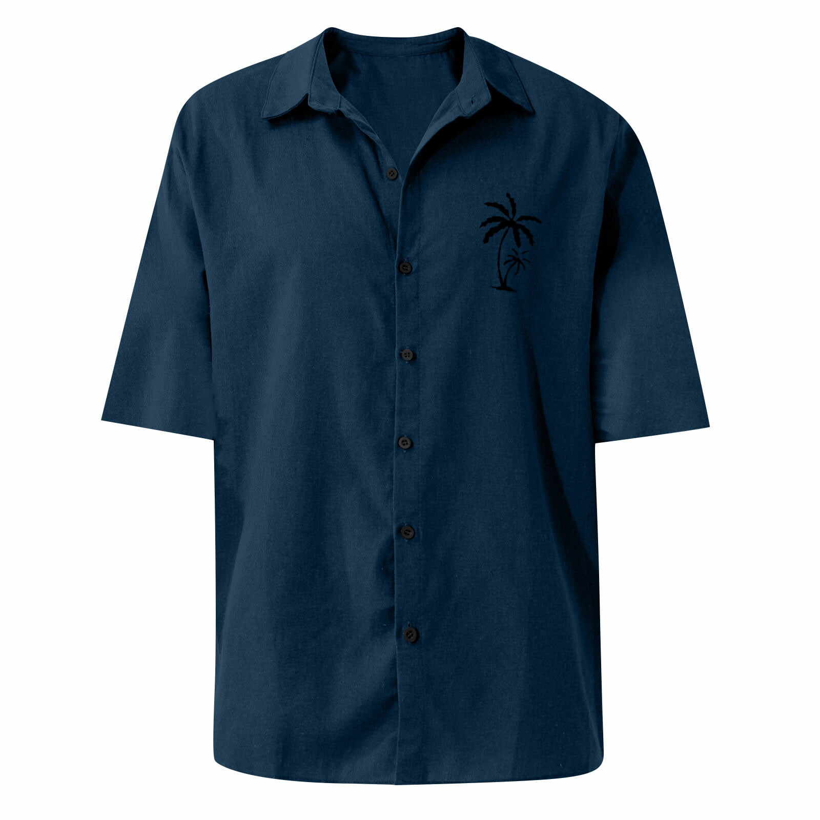 Classic Beach Men Polo Shirt Collar Short Sleeved Work Shirts for Men