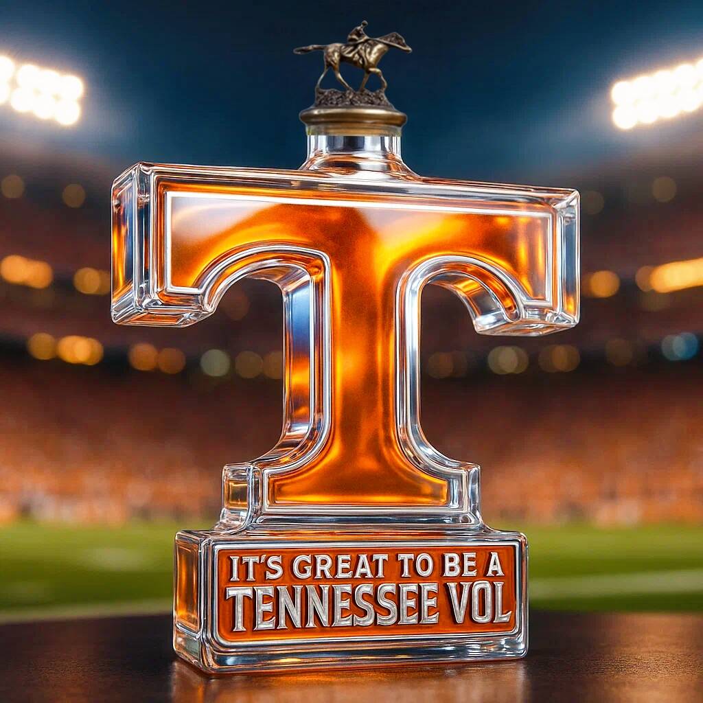 Tennessee Volunteers Whiskey Bottle