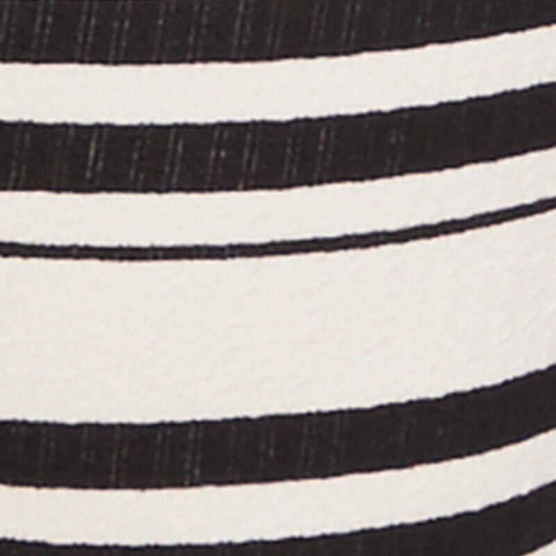 Plus Size Striped Sleeveless Blouse with Halter Neck and Contrast Trim