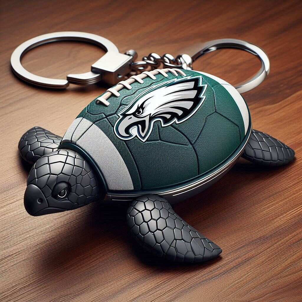 🐢🏈Football Turtle Keychain