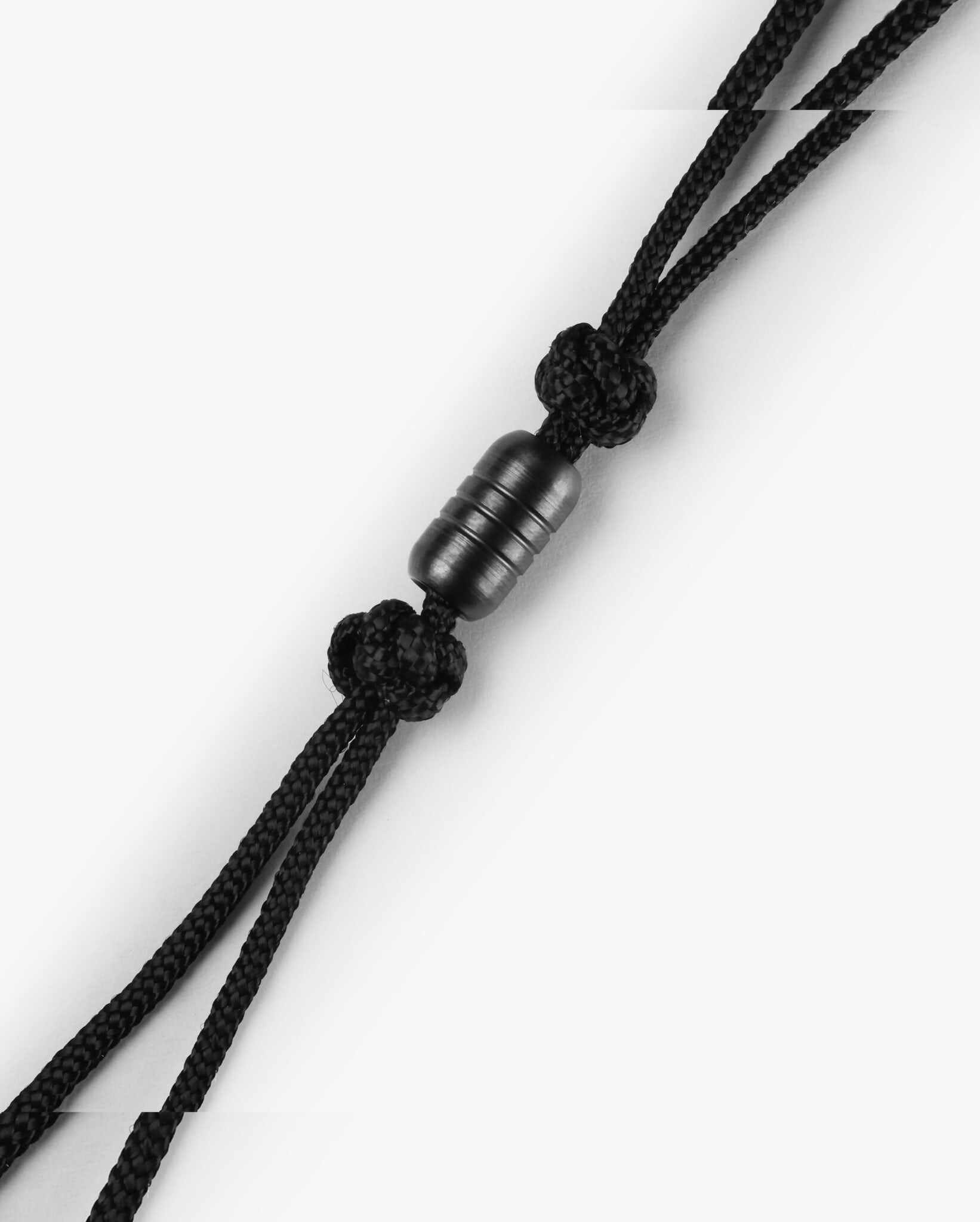 Lanyard, SS Bead | Black PVD