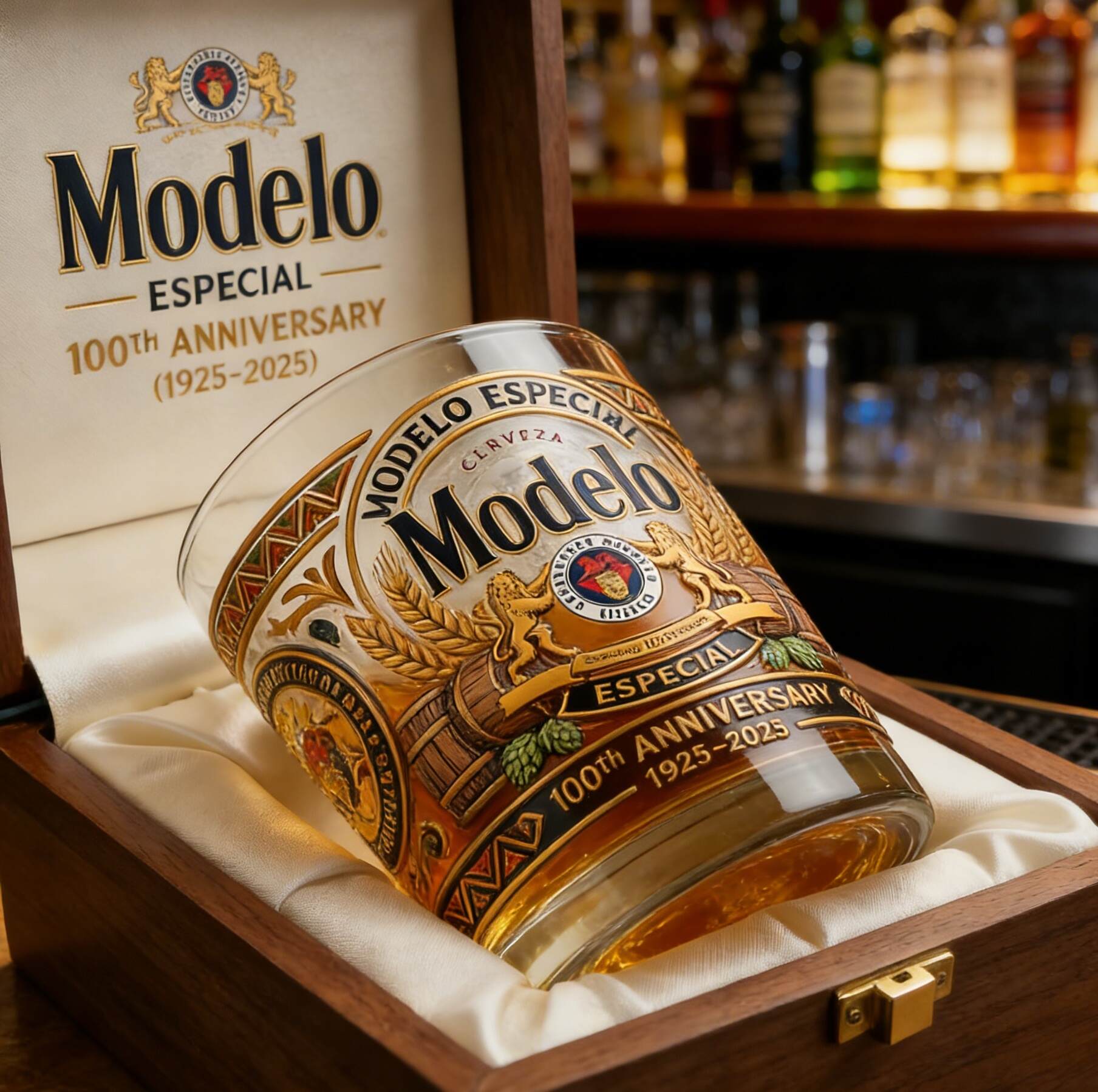 Modelo Especial 100th Anniversary Commemorative Whiskey Glass