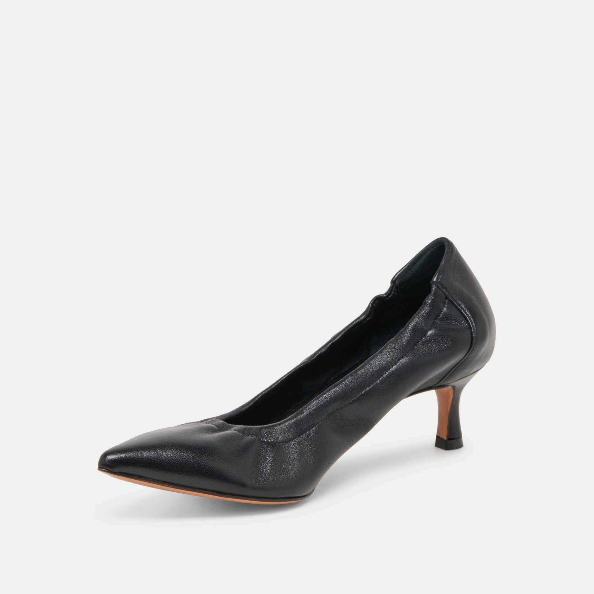 CELTIN HEELS BLACK LEATHER