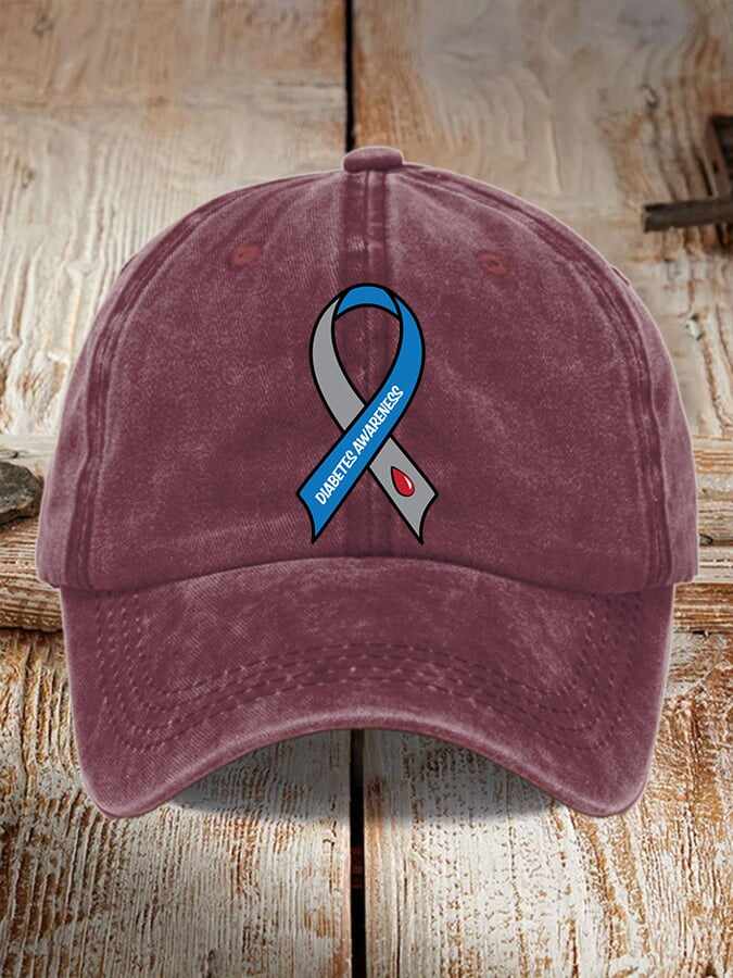 Casual Diabetes Awareness Baseball Cap
