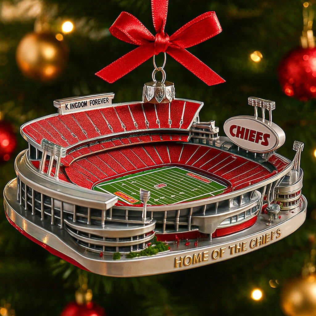 Chiefs Kingdom Pride Arrowhead Stadium Ornament