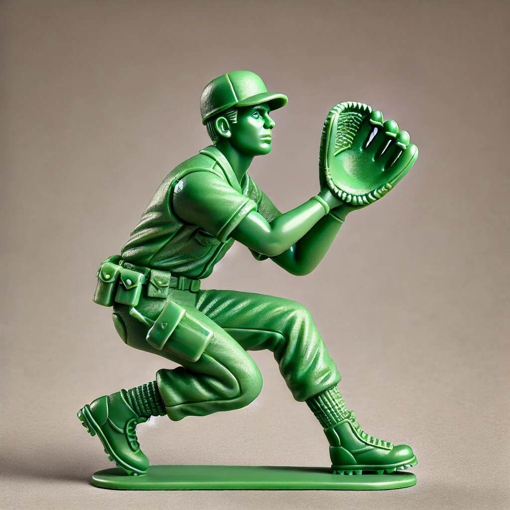 Green Army Men - Baseball Set