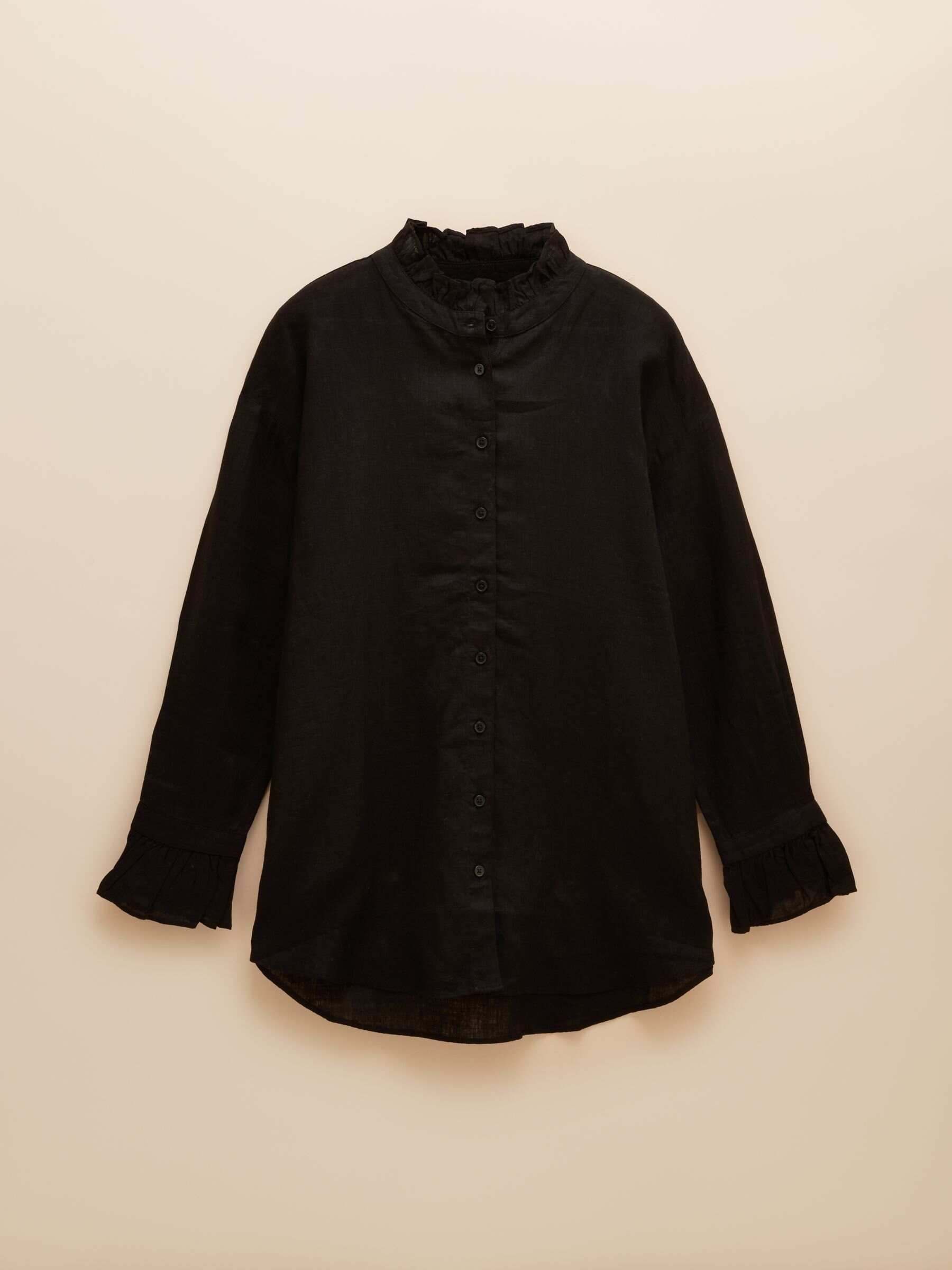 Dakota Black 100% Linen Shirt