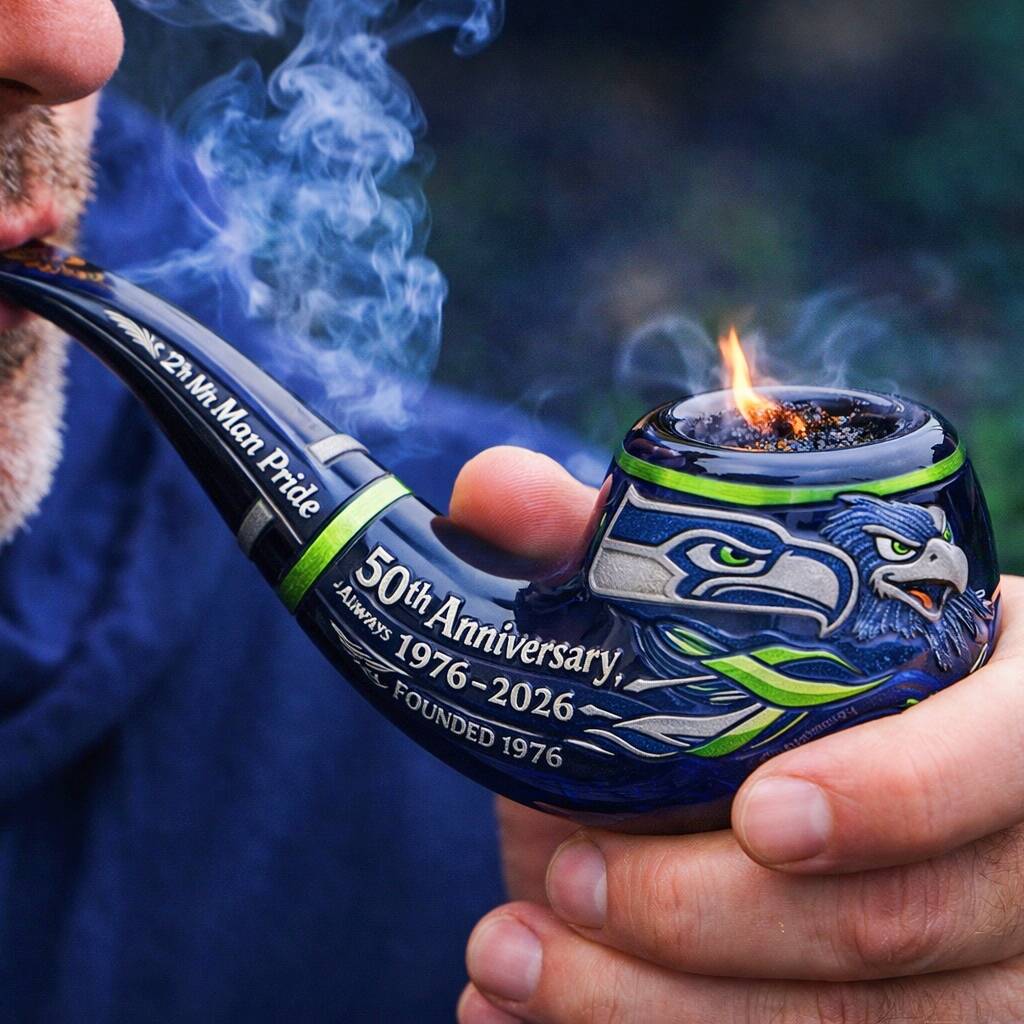 Seattle Seahawks 50th Anniversary Pipe