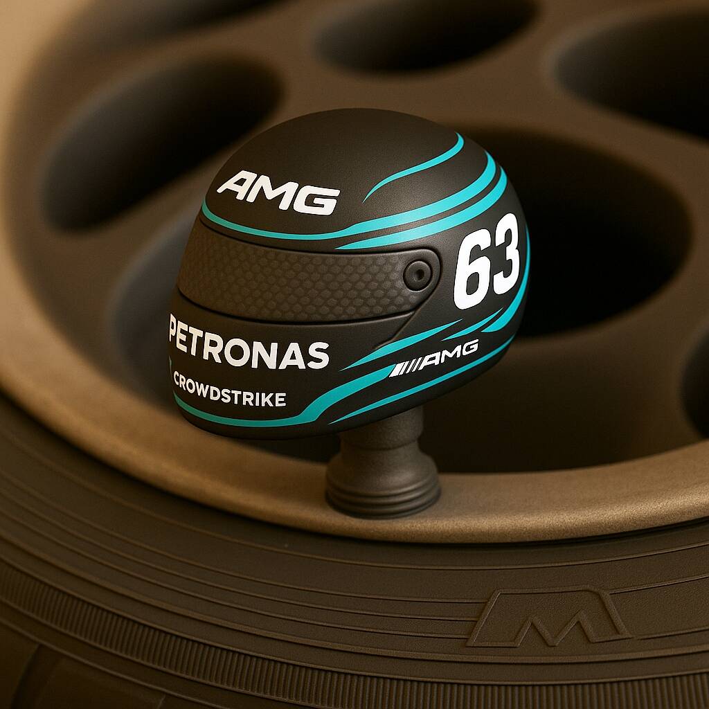 F1 Team Helmet Tire Valve Caps