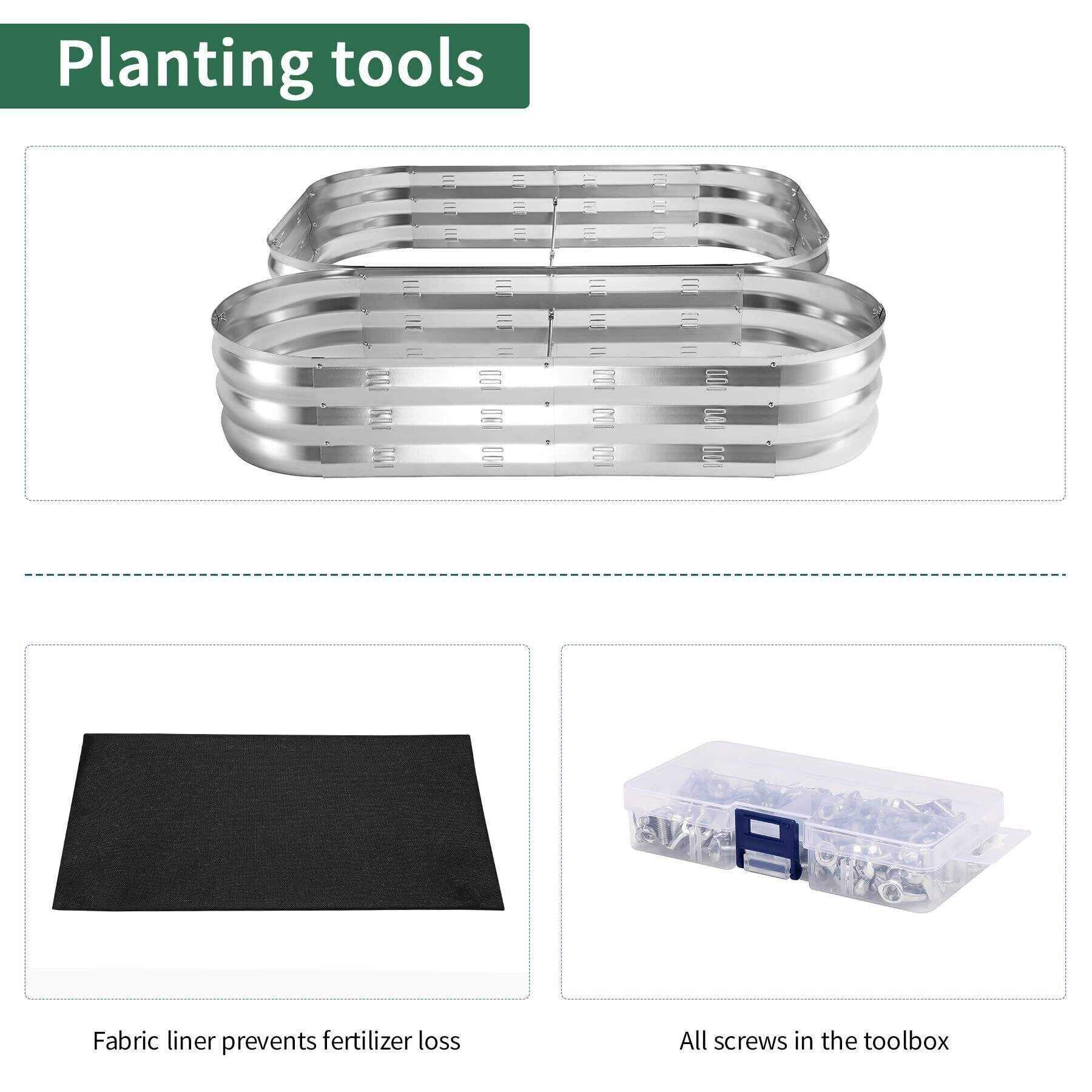 2-Tier Raised Garden Beds Kit