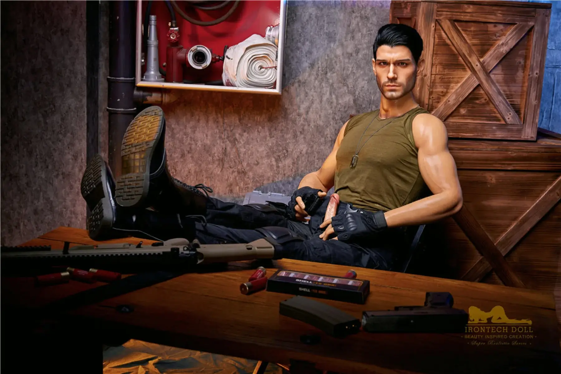 Thomas Soldier Silicone Male Sex Doll - Joy Love Dolls Doll
