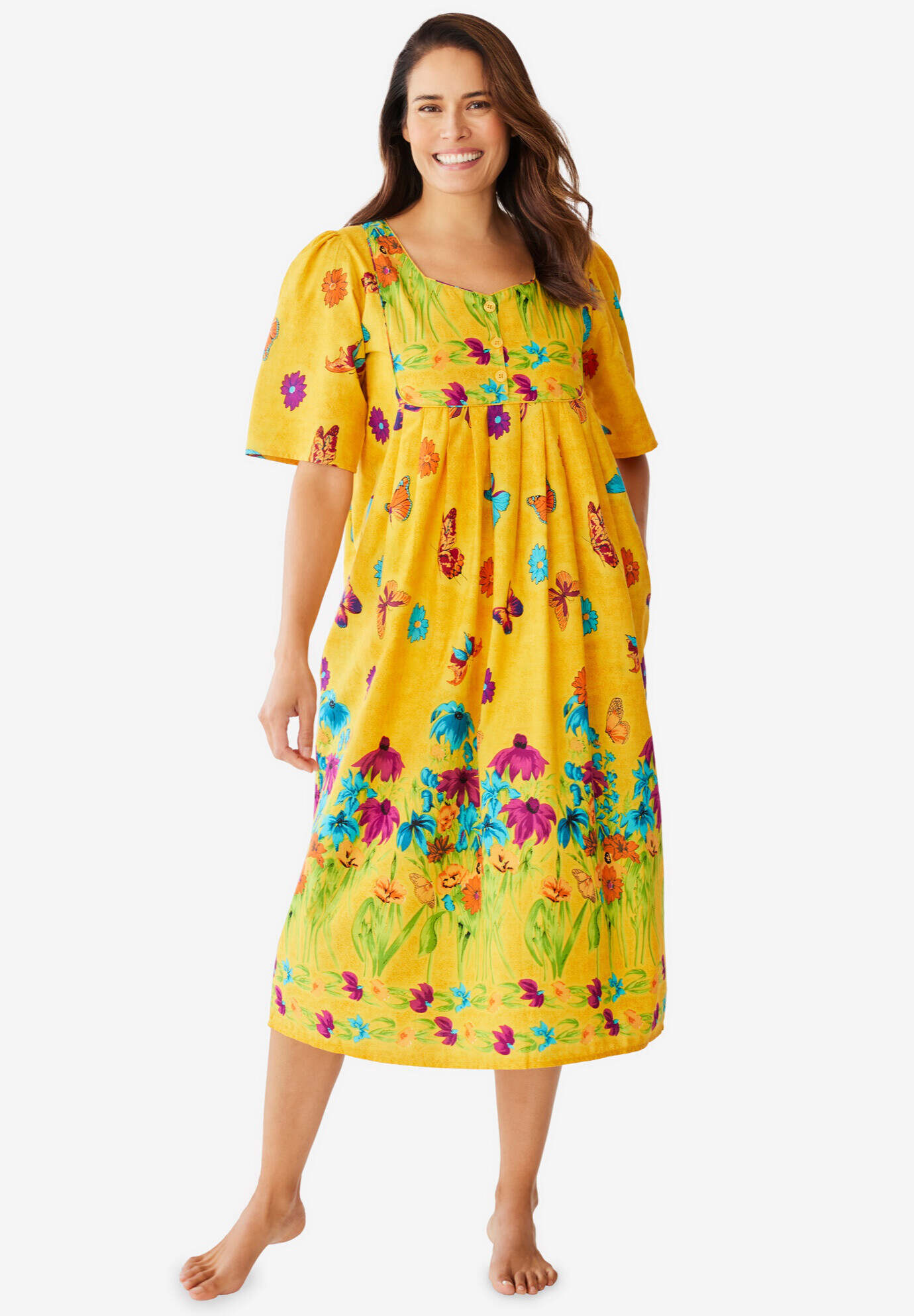 Mixed Print Short Lounger