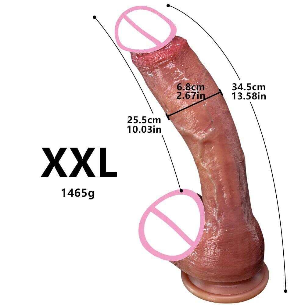 Super Long Realistic Silicone Dildo