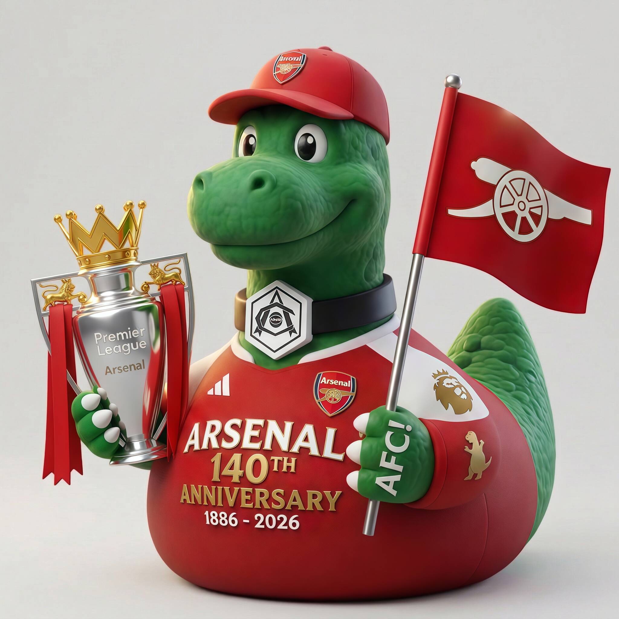 Arsenal 140th Anniversary Collectible Duck