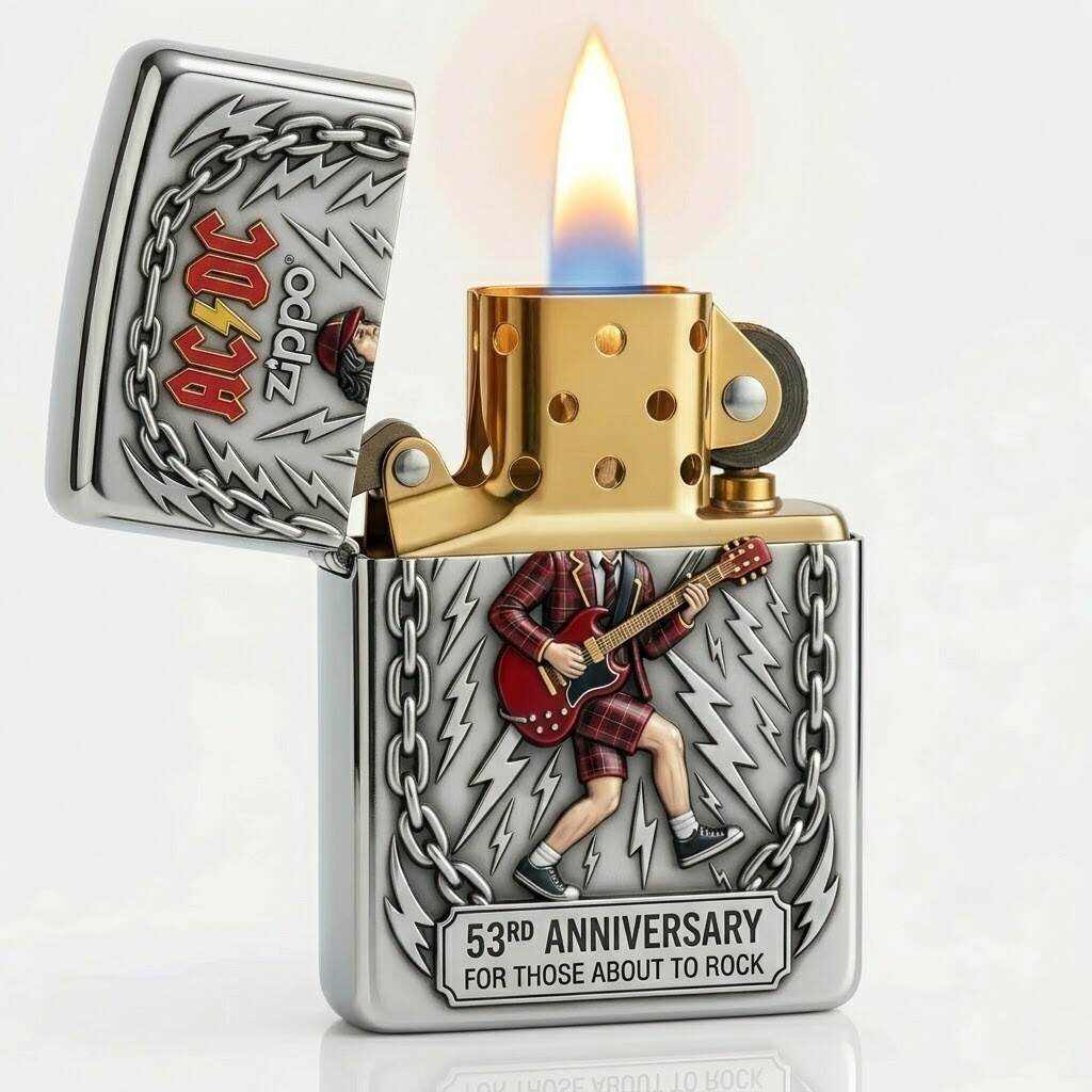 AC/DC 53rd Anniversary Special Edition Zippo Lighter