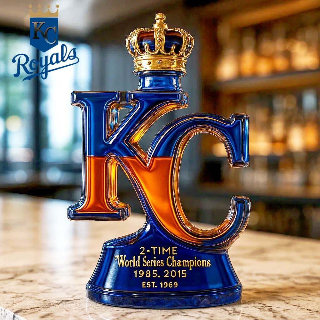Kansas City Royals team honor Limited edition whisky bottle