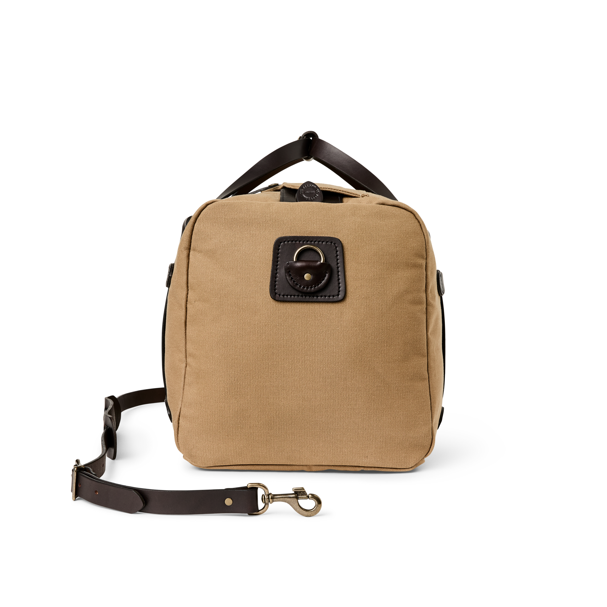 Medium Rugged Twill Duffle Bag - Tan