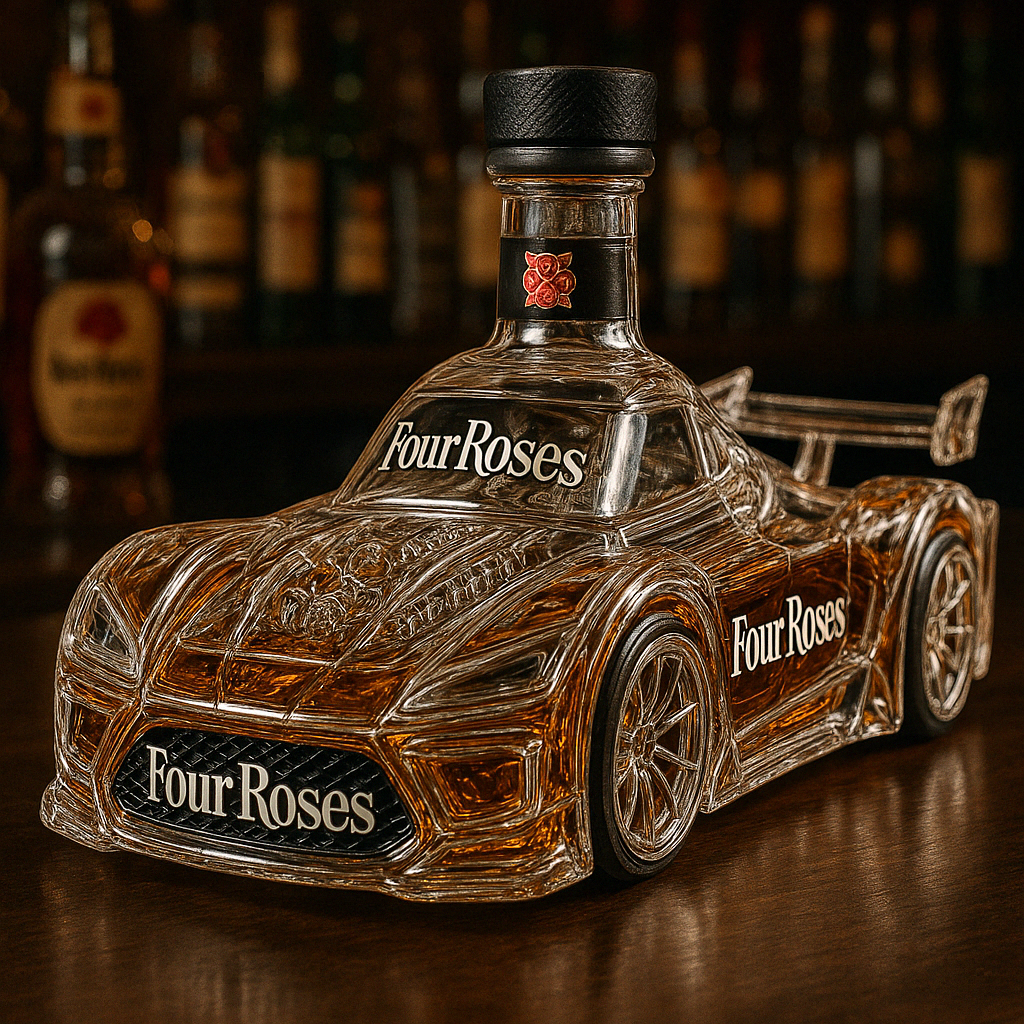 Limited Edition Racing Car Whiskey Bottle