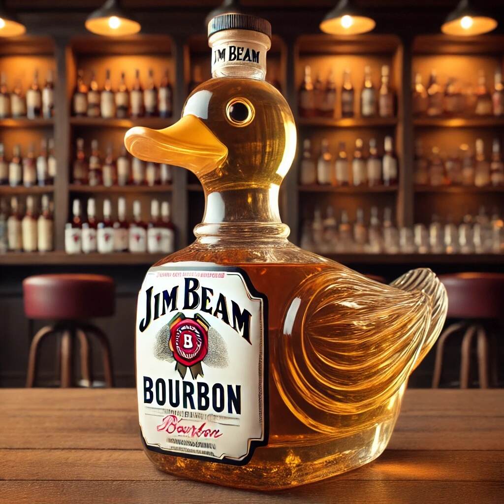 Mallard Whiskey Bottle