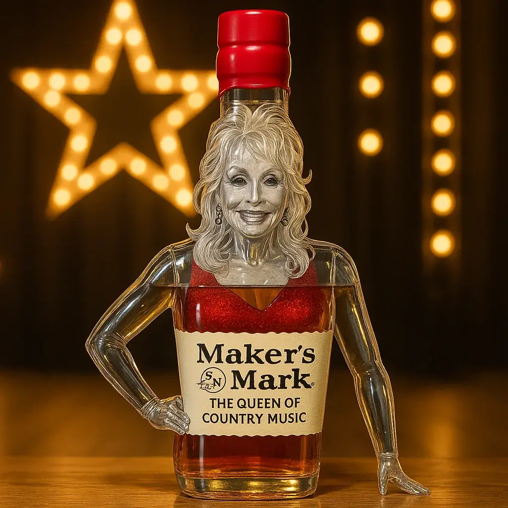 Dolly Parton whisky bottle