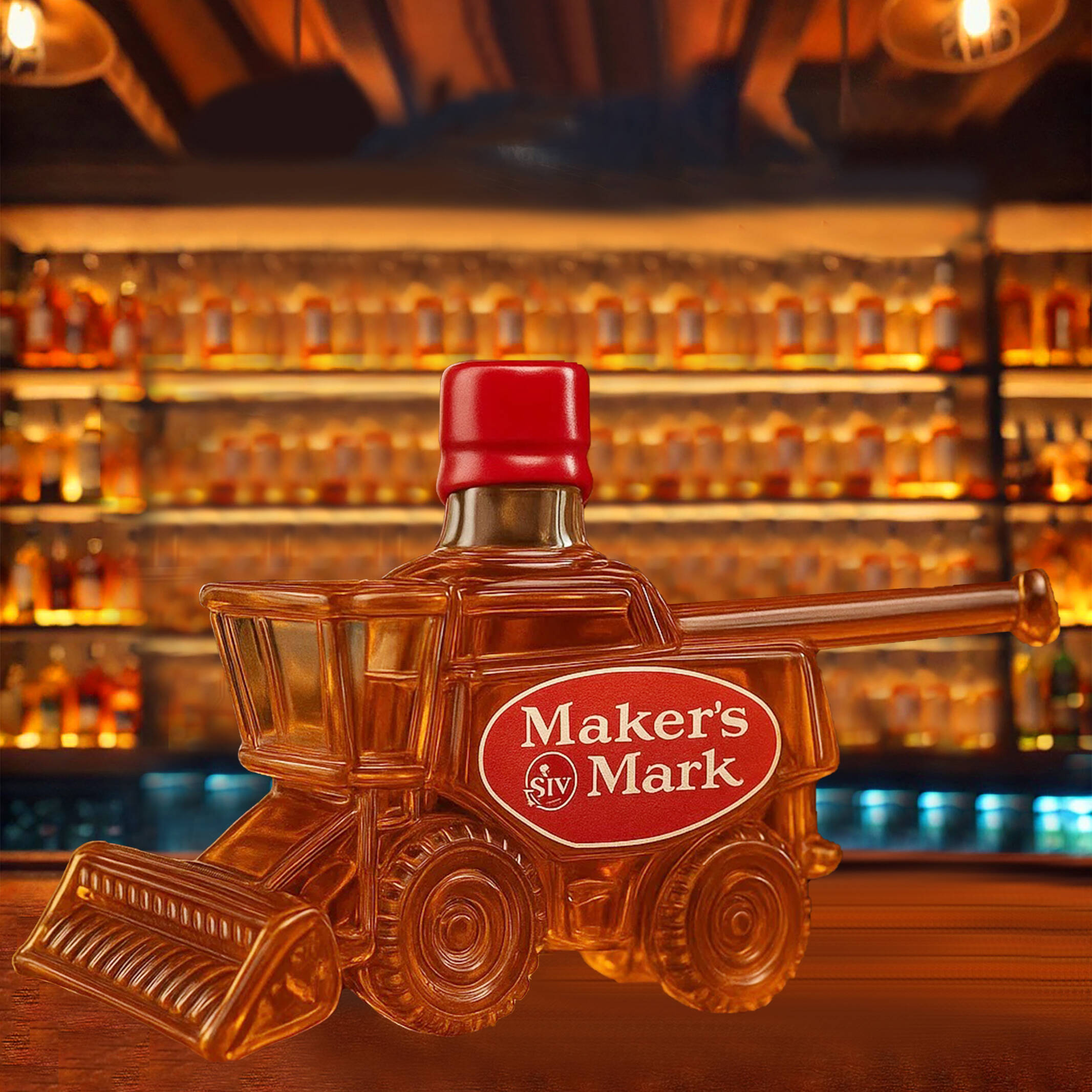 Harvester Whisky Bottle