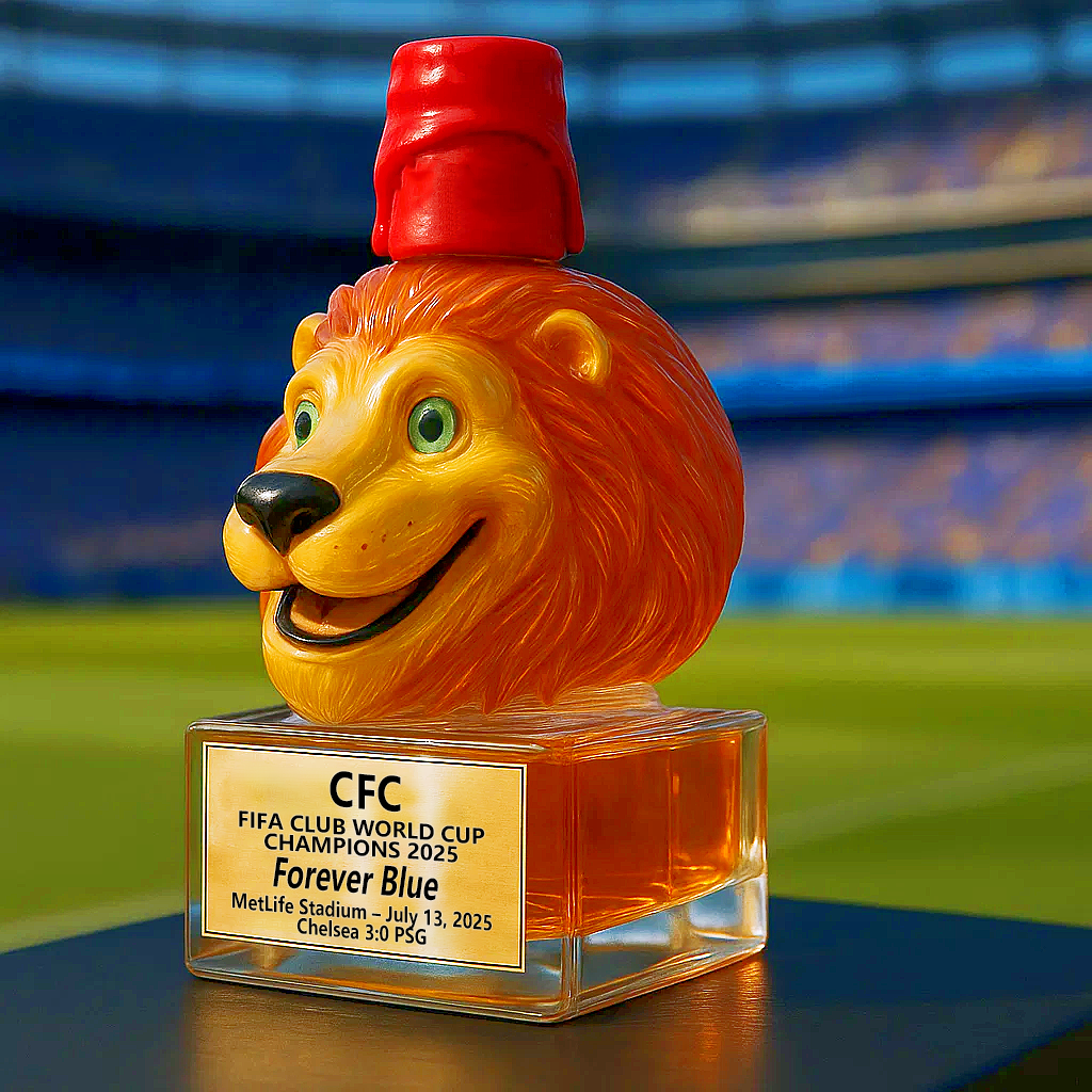 CHELSEA F.C. FIFA CLUB WORLD CUP CHAMPIONS Whiskey Bottle