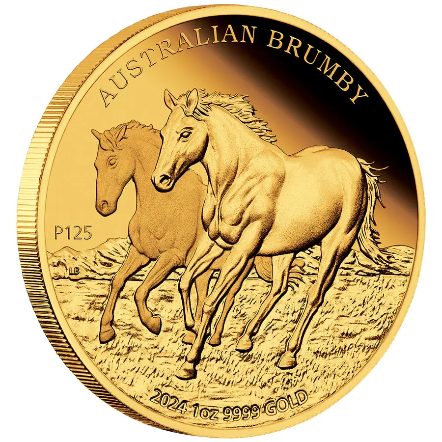 Australian Brumby 2024 $100 1oz Gold Proof Coin