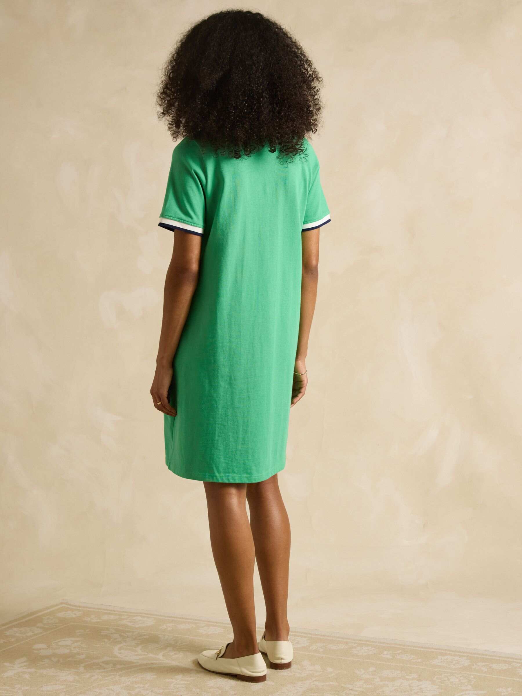 Evie Green Jersey Dress