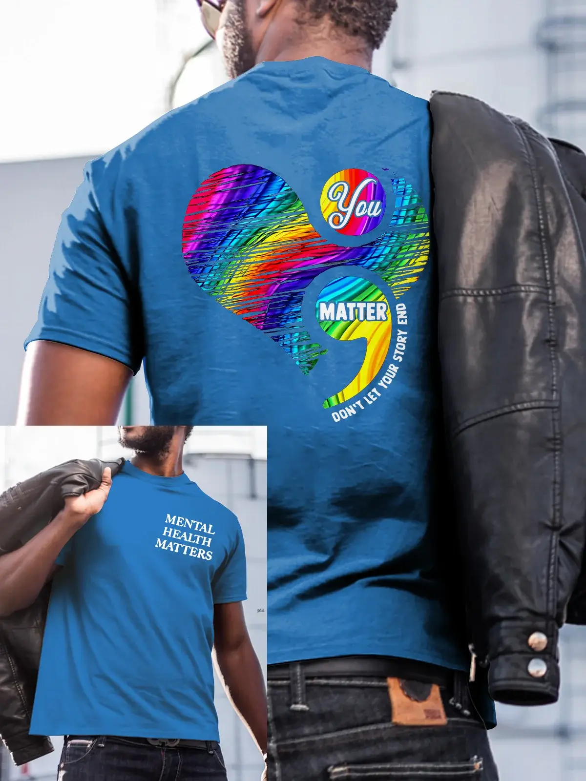 Men's Mental Health Matters You Matter, Don't Let Your Story End T-Shirt