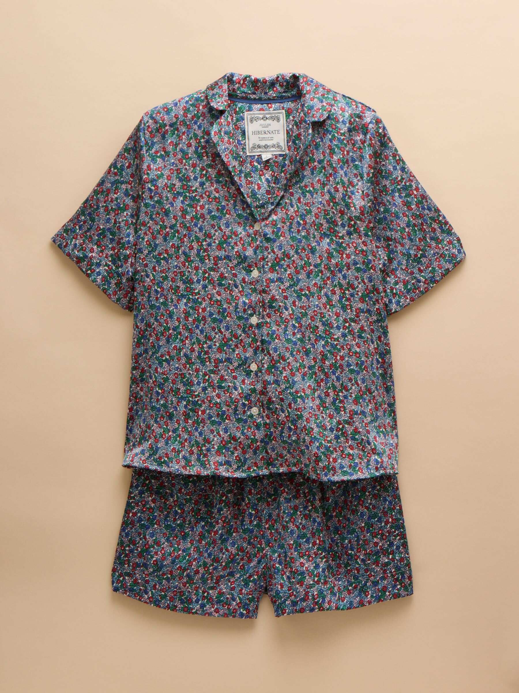 Natalia Blue Satin Short Pyjama Set