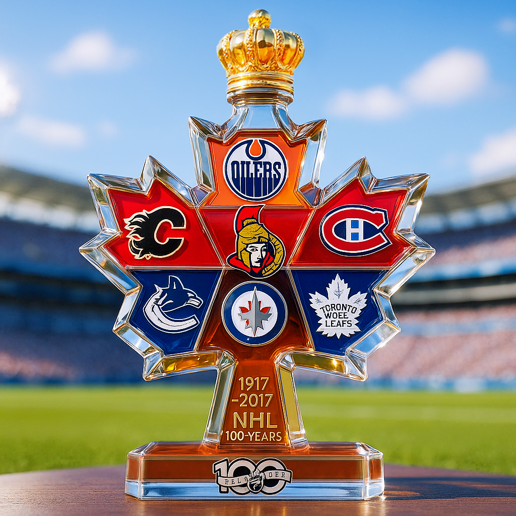 NHL 100th Anniversary Whiskey Bottle