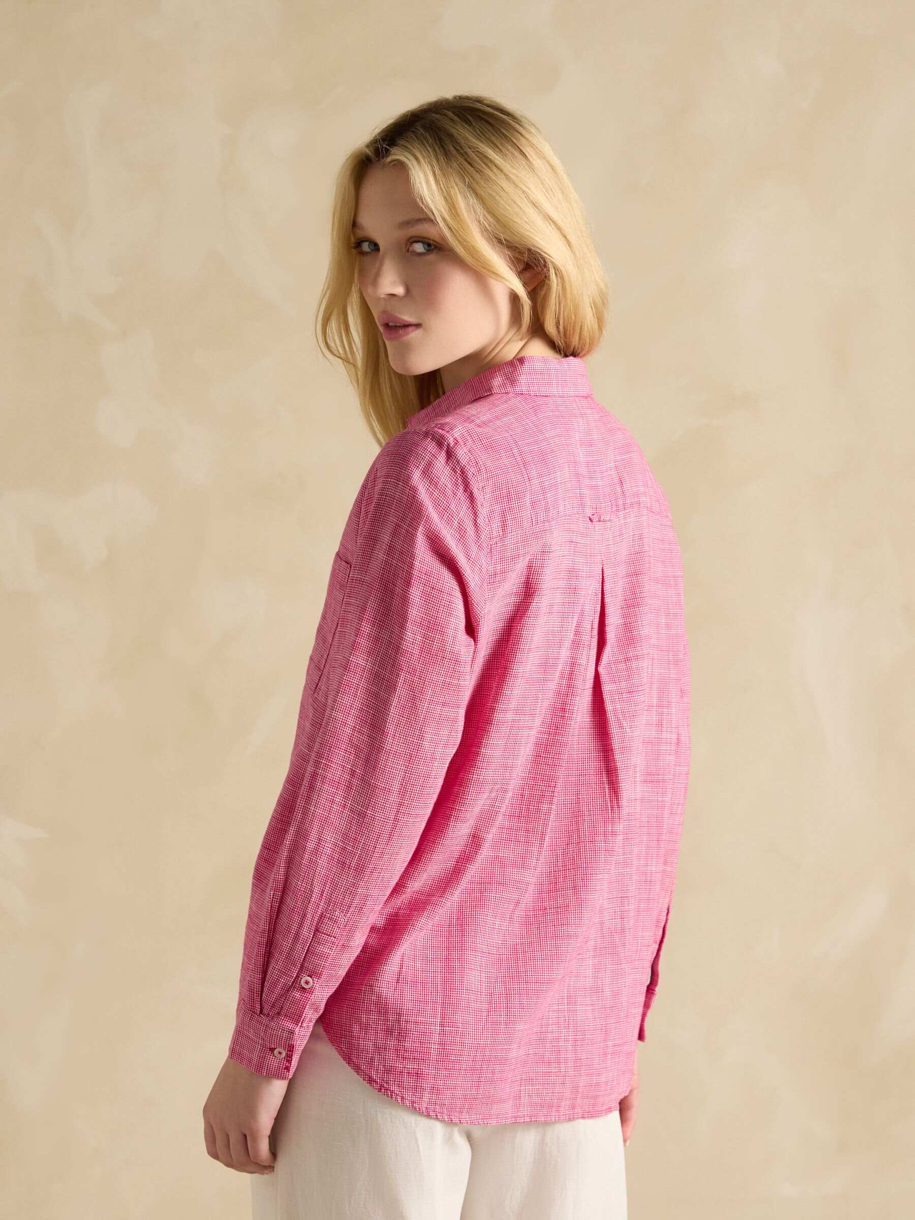 Ida Pink Cotton Shirt