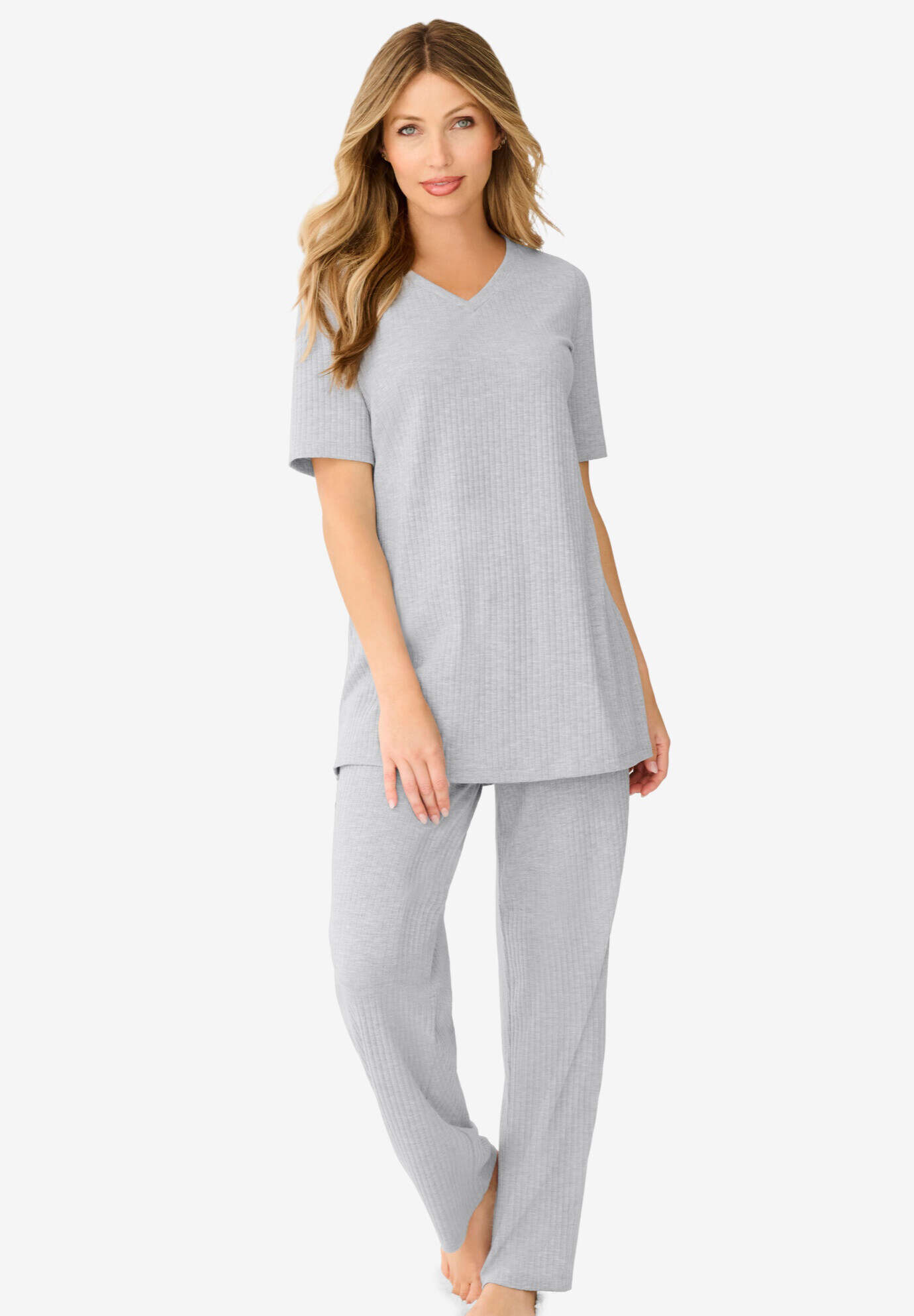 2-Piece Ribbed Sleep Set