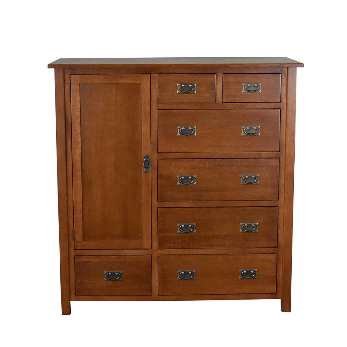 Mission Style Solid Oak Chest of Drawers - Michael’s Cherry