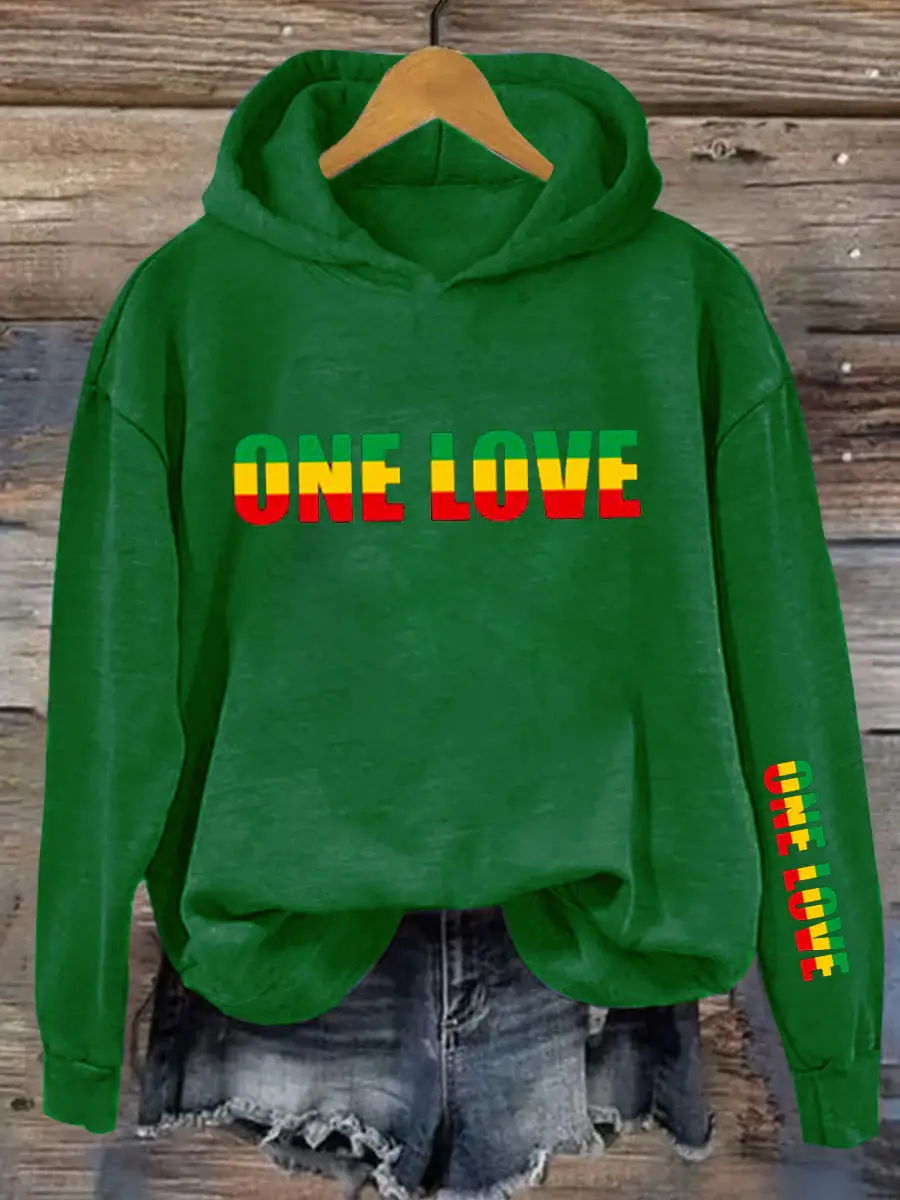 One Love Casual Hoodie Sweatshirt