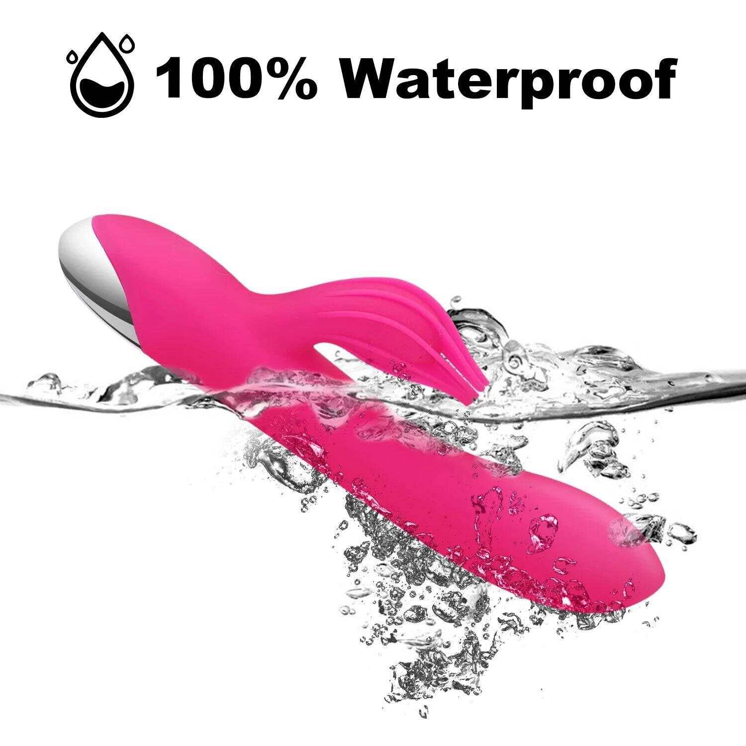 USB Rechargeable 10-Speed Rabbit Vibrator – Clitoris & G-Spot Massager