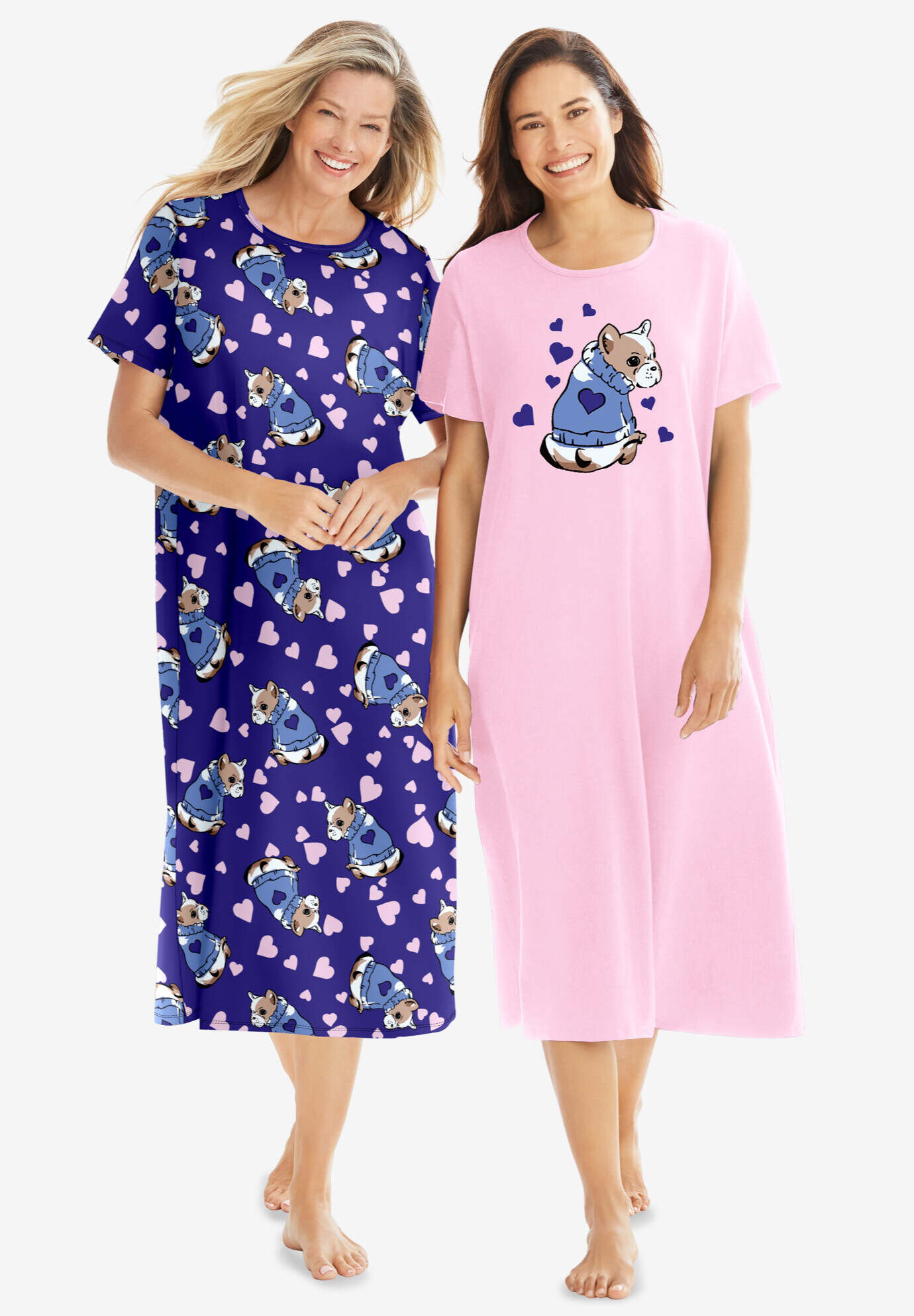 2-Pack Long Sleepshirts