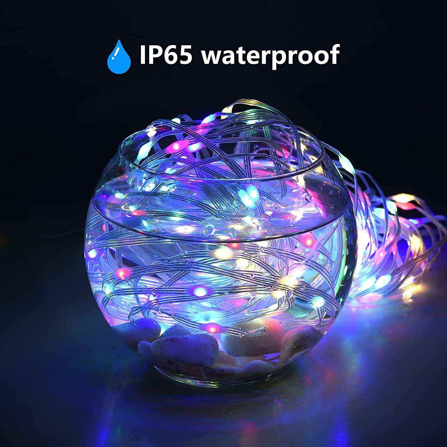 Outdoor Solar String Lights, 164ft 500 Led Solar Powered Fairy Lights With 8 Modes Waterproof Decoration Copper Wire Lights For Patio Yard Trees Christmas Wedding Party